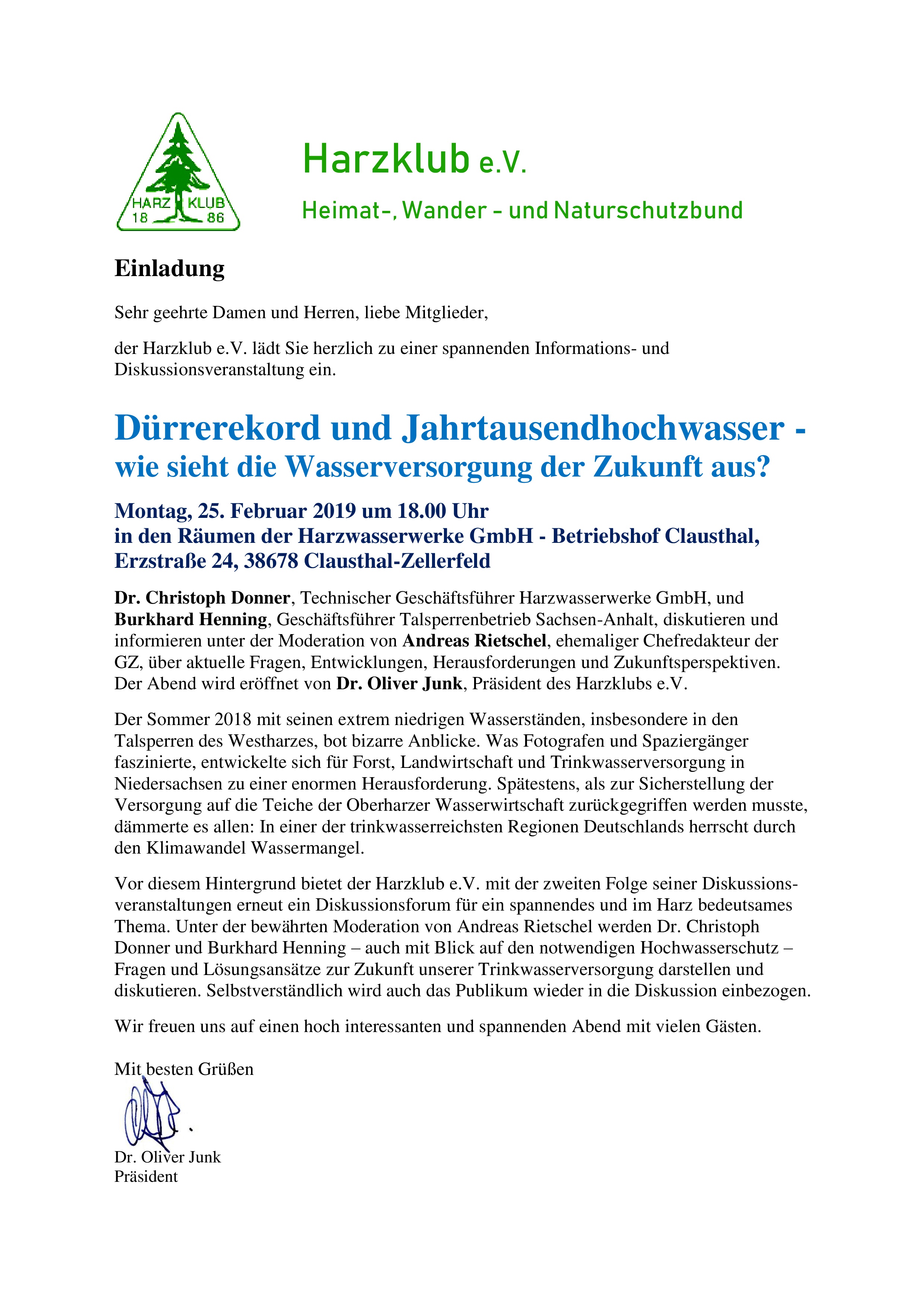 EinladungDiskussionsveranstaltungWasserAktuell