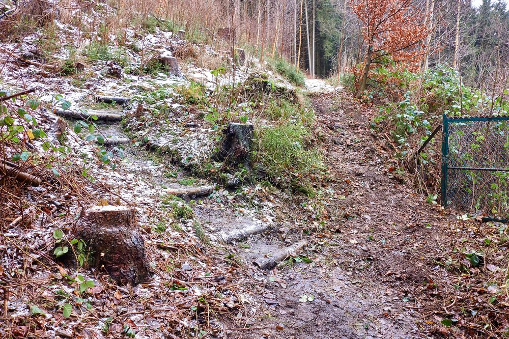 Bikerrampe alternativ zur Treppe Bikerrampe als Alternative zur Treppe